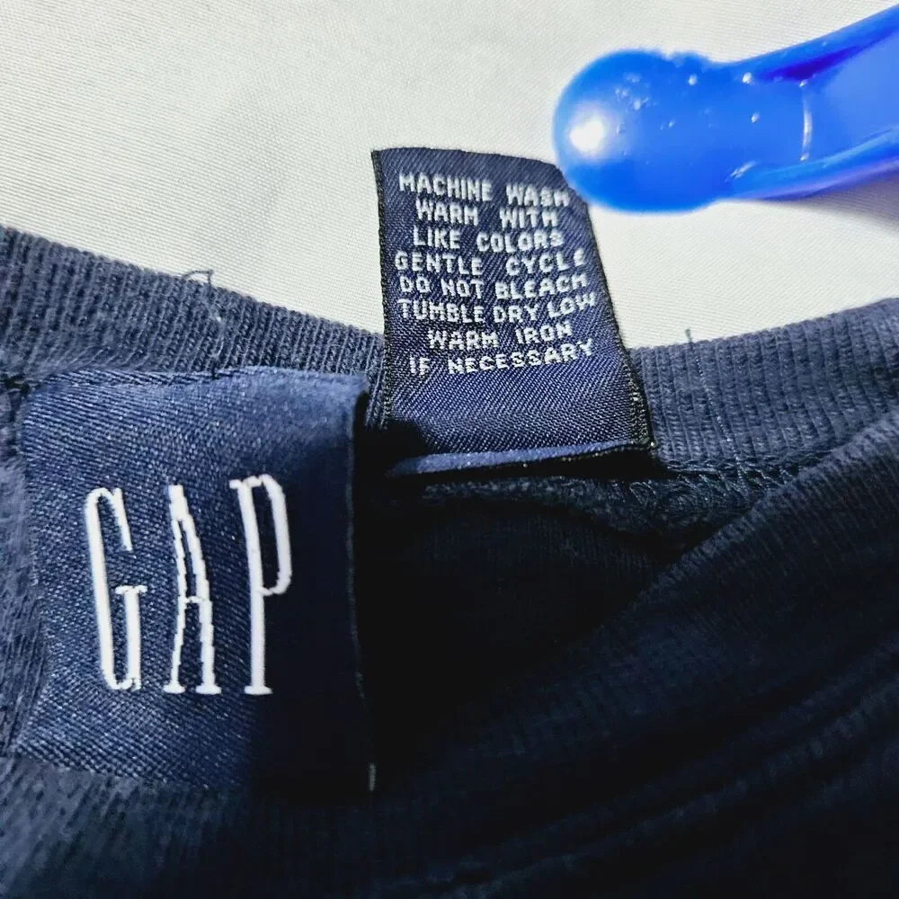 Gap Boys Shirt Blue Size Medium 100% Cotton Long Sleeve Pullover